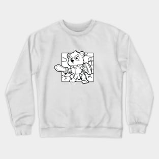 Cub Polar Bear The Knight Crewneck Sweatshirt